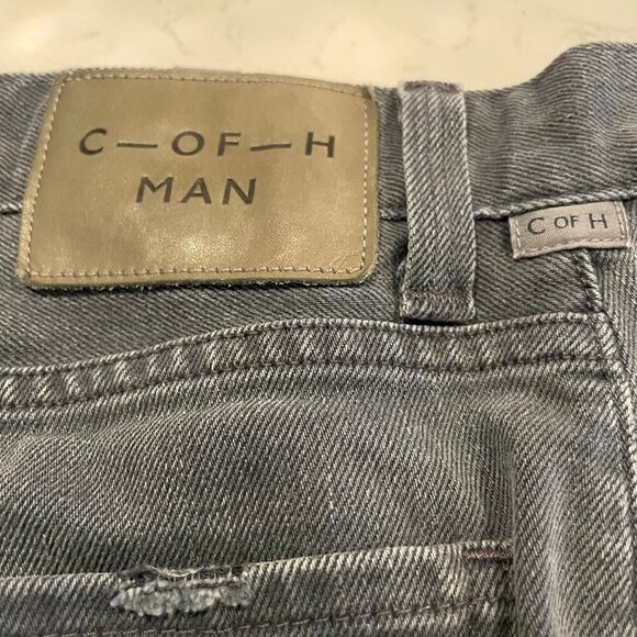 Citizens of Humanity Core 5 Pocket Distressed Cotton Poly Denim Jeans Grey Sz 33 - Picture 13 of 14